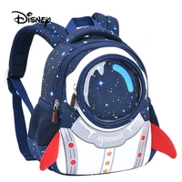 2022 disney children school bag cartoon astronaut backpack kids class bags large capacity travel bag for kindergarten boy