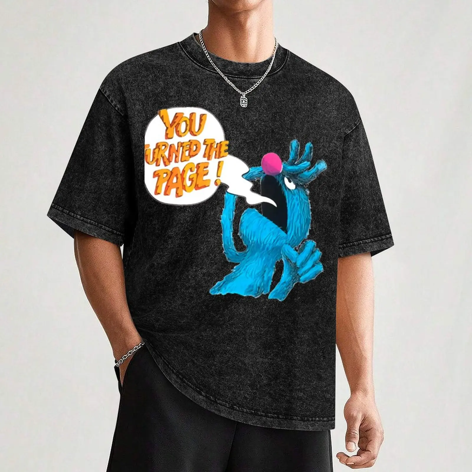 Ретро Винтаж Монстр в конце этой книги Подарок для фанатов мужчин и женщин