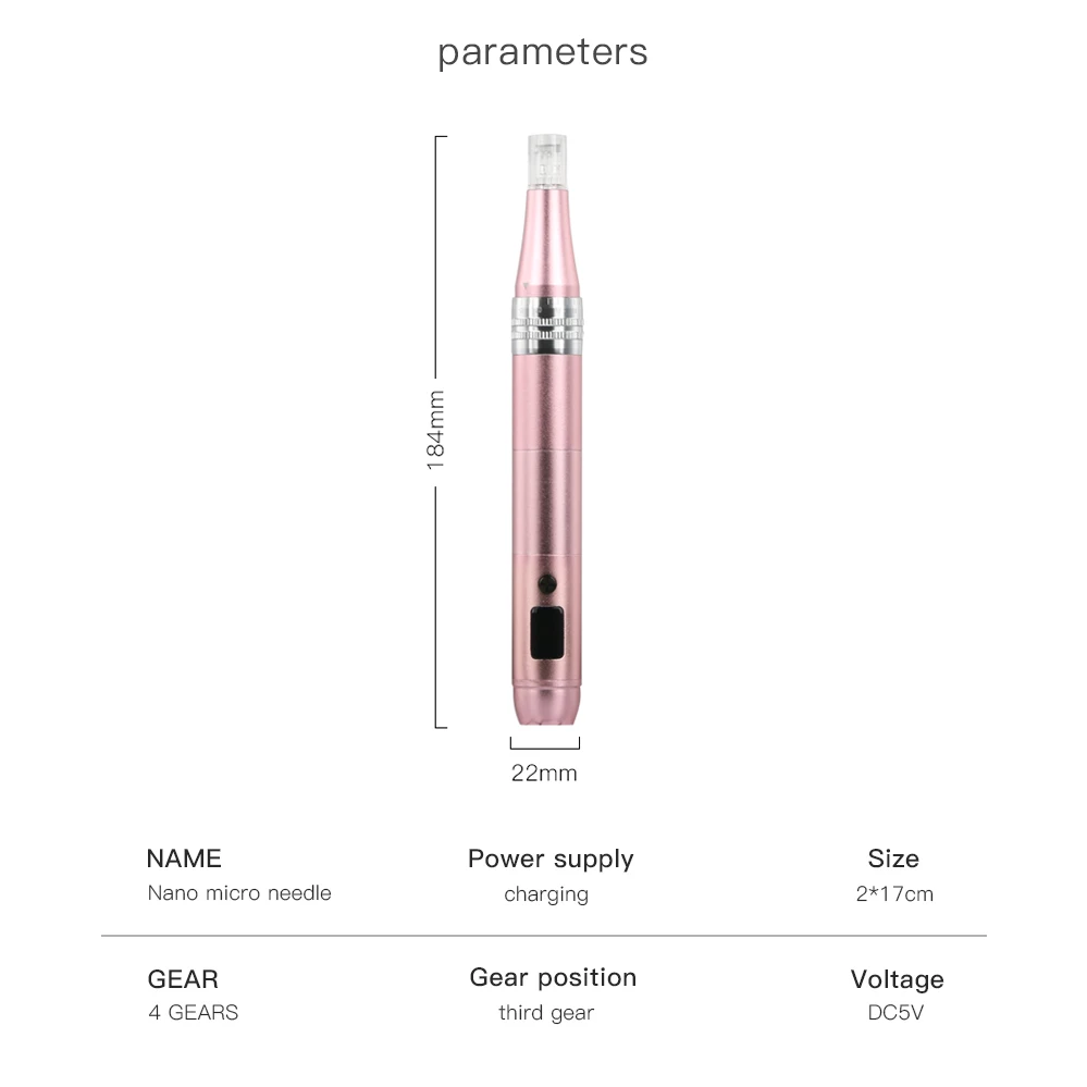 Беспроводная ручка для мезотерапии электрический перо ухода за кожей