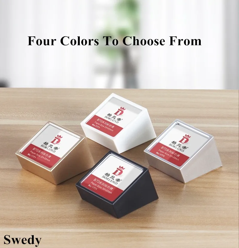 Акриловый держатель знаков 90x54 мм настольные знаки с цифрами стенд для