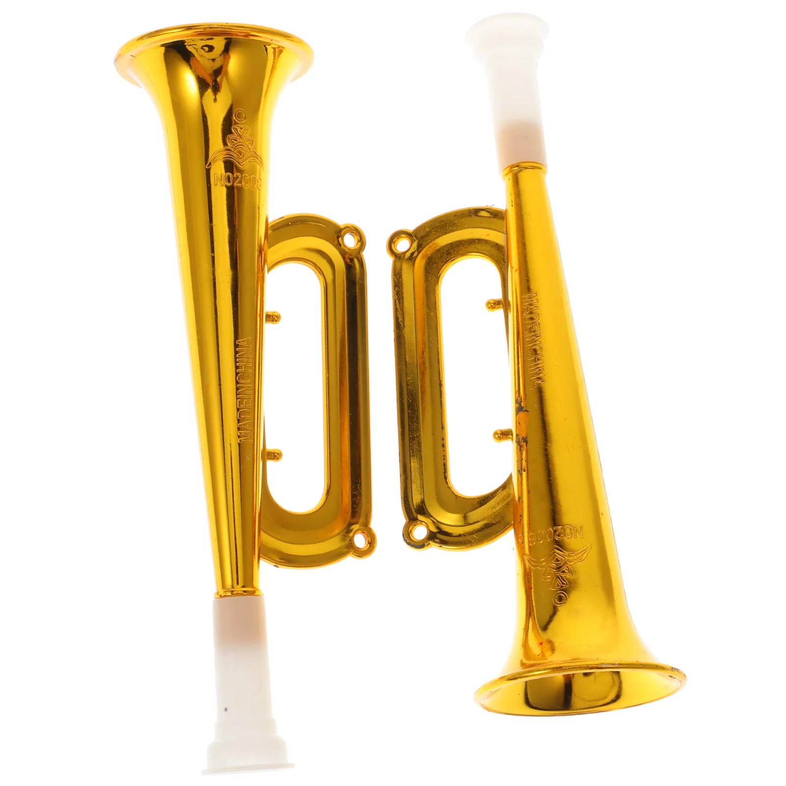 

14 Pcs Gilded Toddler Kidcraft Playset Musical Instruments Toddlers 1-3 Plastic Trumpet Harmonica Toy