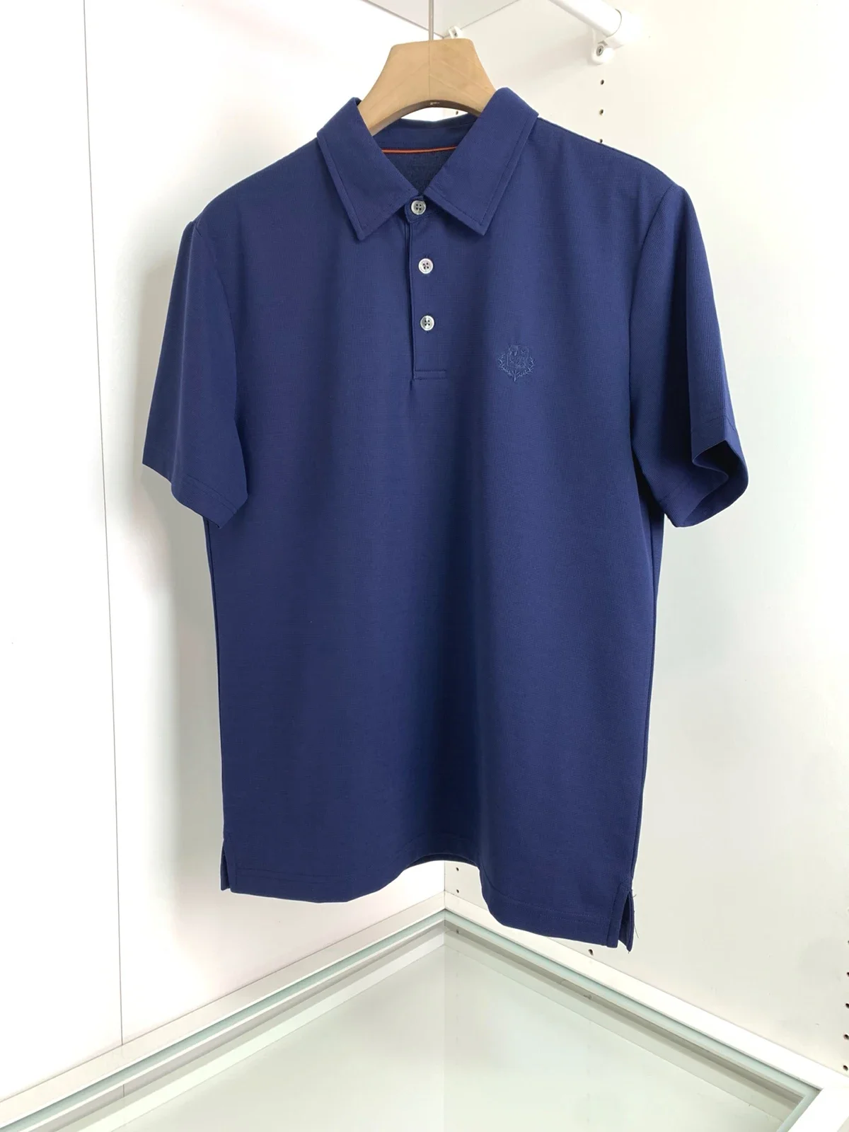 Рубашка-поло BLSK CPRT хлопковая мужская рубашка 2025 года новая повседневная вышивка