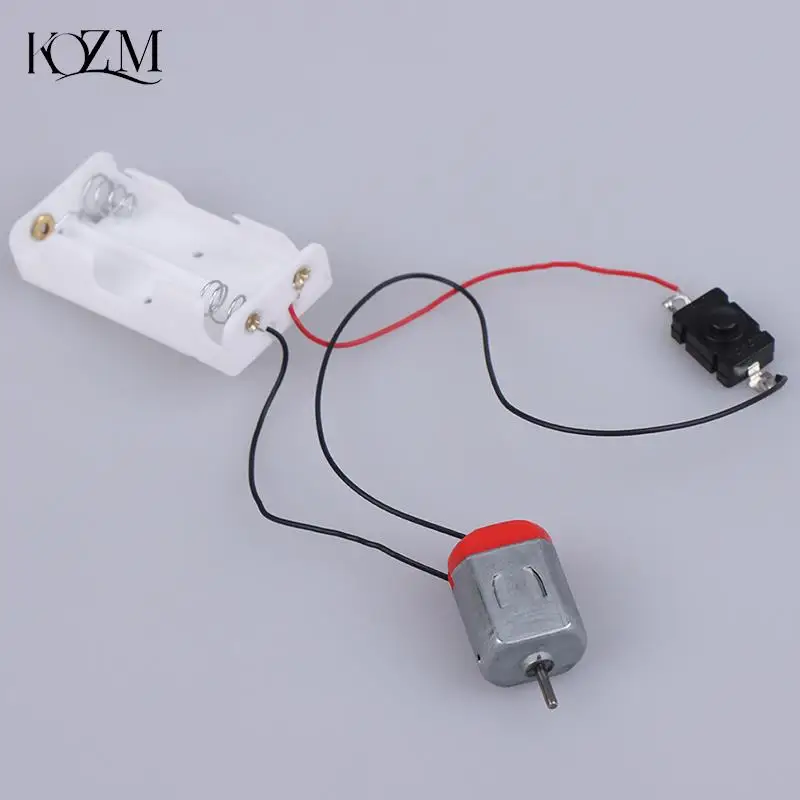 Комплект двигателя 130 с 2 чехлами и переключателями для хранения батарей AA 16500