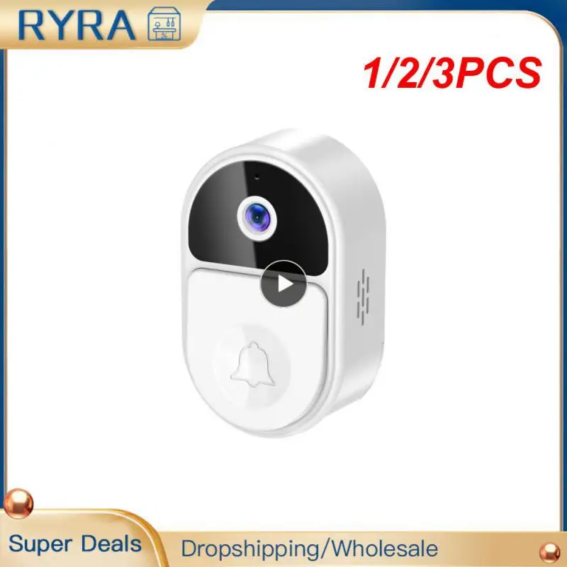 

1/2/3PCS Tuya WiFi Video Doorbell Outdoor Door Bell Waterproof IP65 Battery Intercom Smart Home Wireless Door Phone Camera Smart