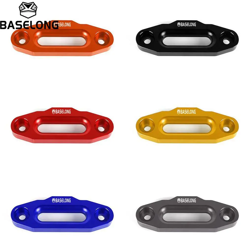 Фото 124 мм алюминиевая лебедка Hawse Fairlead 4500 фунтов Fairlead для синтетического троса Fairlead 4WD 4X4 восстановление для UTV ATV аксессуары для внедорожников №5