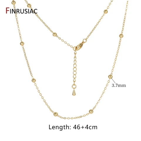 Позолоченные цепочки FINRUSIAC для изготовления украшений