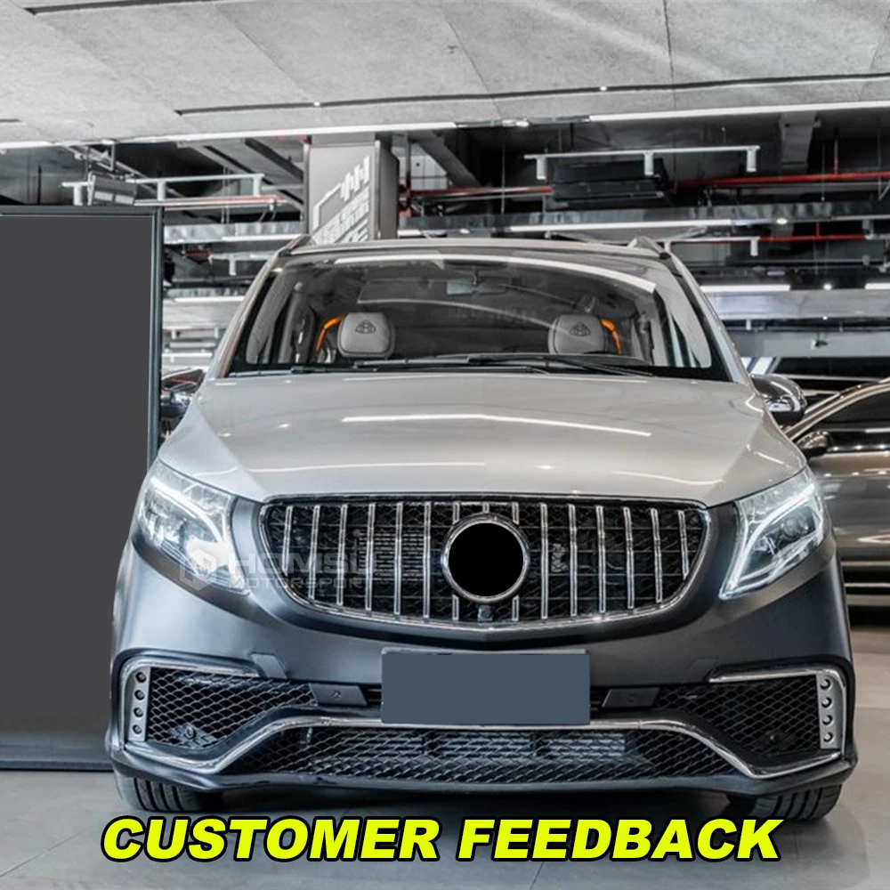 Решетка для переднего бампера VITO V Class W447 2015-2019 Алмазная решетка Mercedes-benz V220 V200 V260 V250