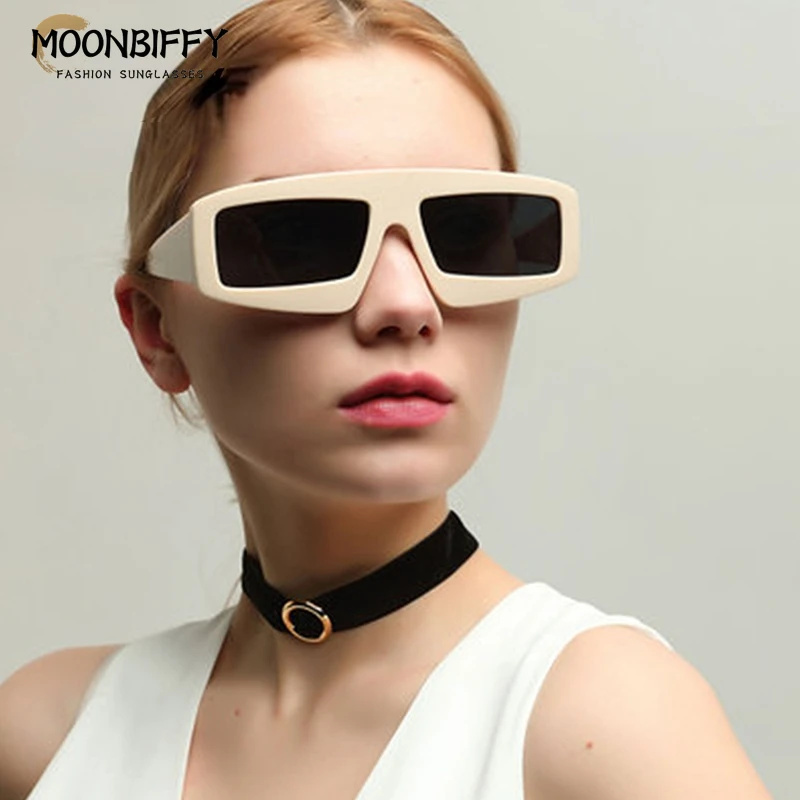 

Женские прямоугольные солнцезащитные очки с градиентными линзами, квадратные солнцезащитные очки в стиле ретро, 2022