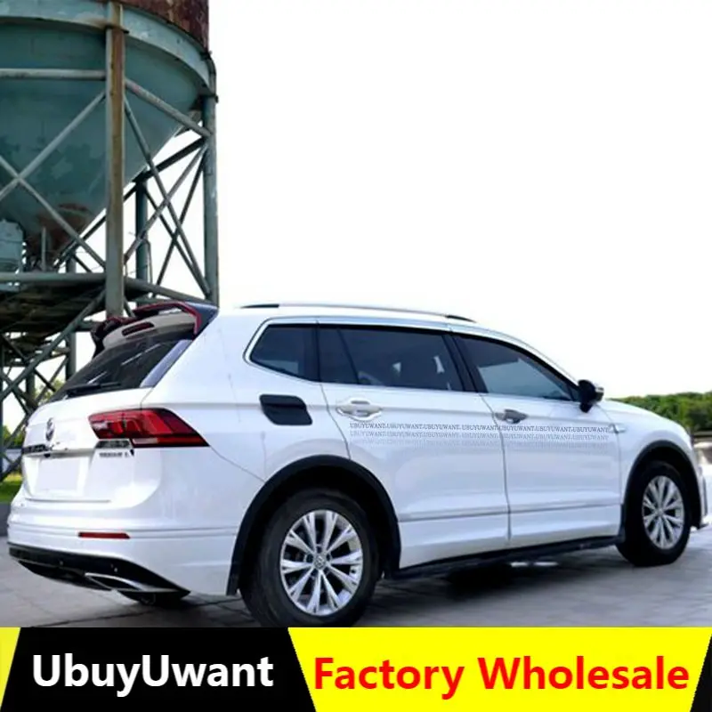 

Suitable For Volkswagen Tiguan Spoiler True Gloss Carbon Fiber Rear Moving Parts Body Kit Trunk Decoration Modification 17-21