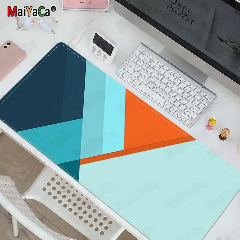 Цветной мозаичный красивый удобный коврик для мыши MaiYaCa с аниме игровой