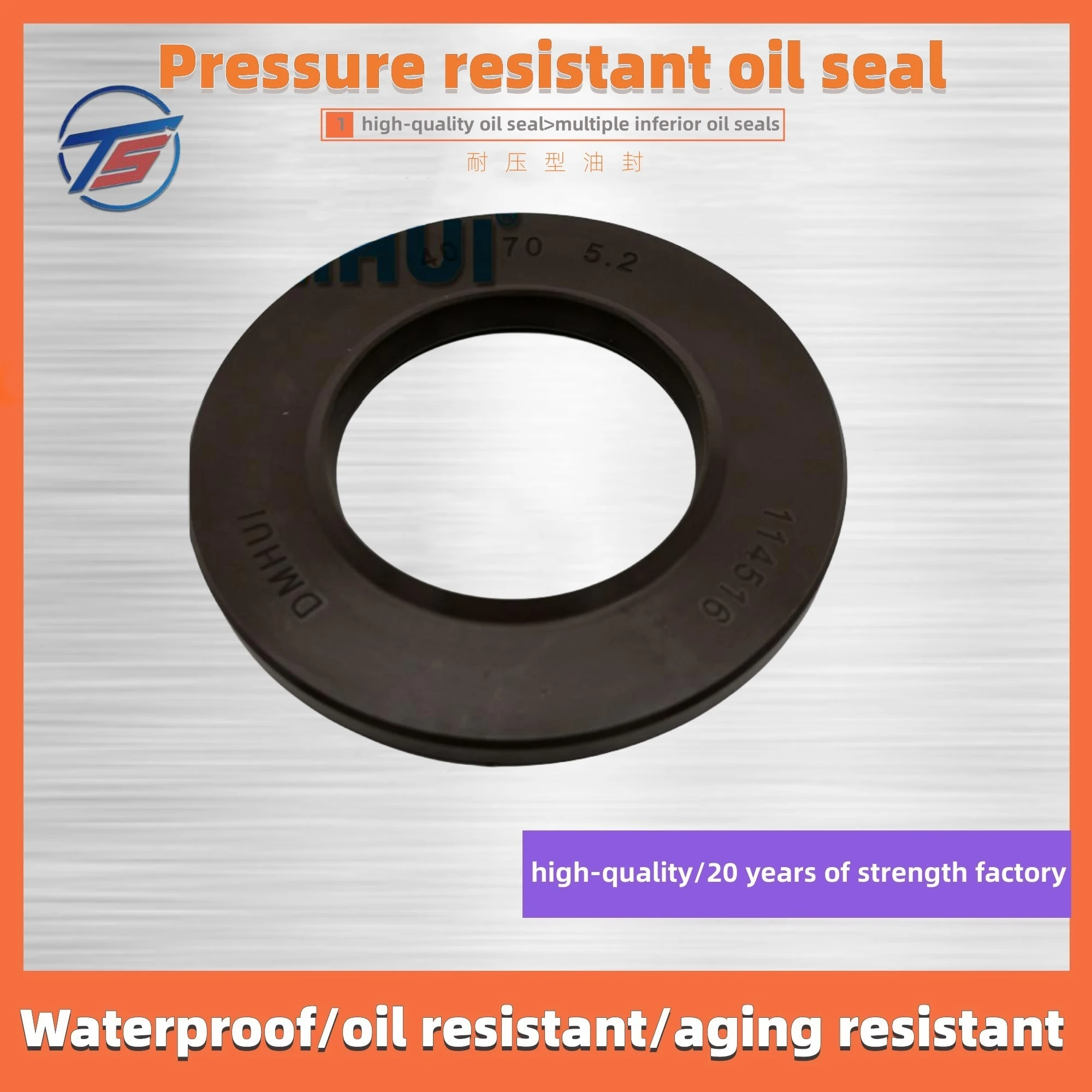 

FKM высокое качество высокое давление масляное уплотнение 40*70*5,2 мм TCV Гидравлический насос уплотнение Бетономешалка 114516 устойчивость к высоким температурам