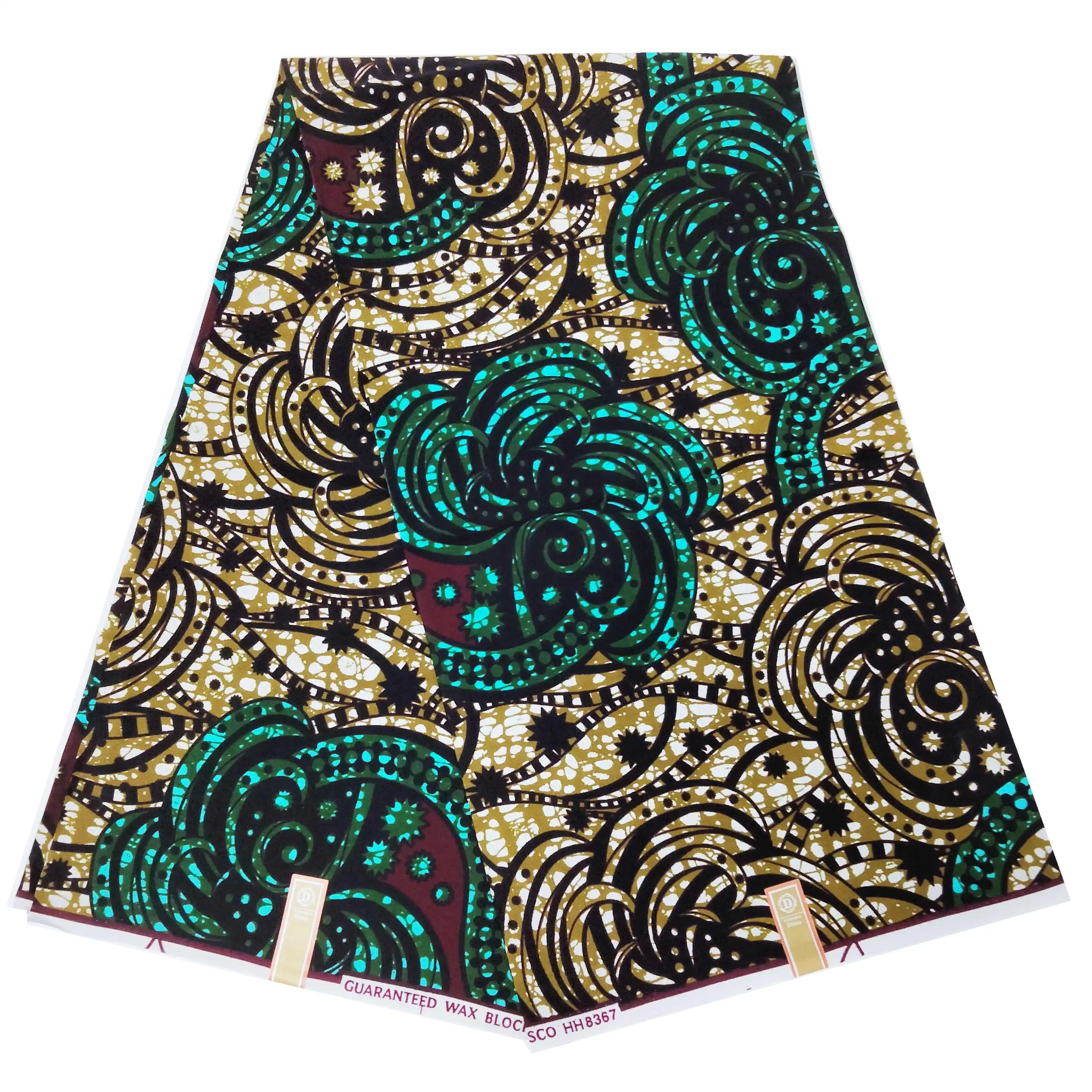 

Veritable Dutch Super-W Guaranteed Super Real Wax Print Fabric Hollandais Pagne Africa Dress 100% Cotton Wax Pagne Tissu VLS7357