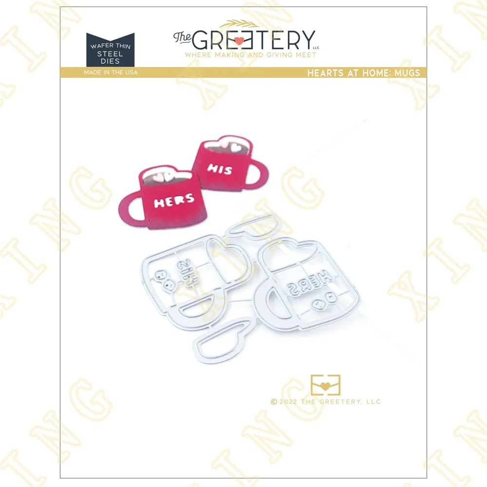 

New Arrival Mug Metal Cutting Dies for Diy Scrapbooking Crafts Dies Cut Stencils Maker Photo Album Template Handmade Decoration