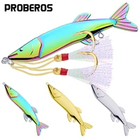 fishing lures bait 3 color vib lure 80g122mm sequined iron plate with hook and feather bait fishing equipment accessories
