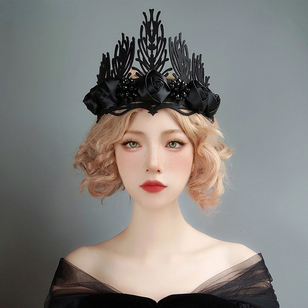 Корона дьявола смерти призрак фестиваль ведьма принцесса королева Черная