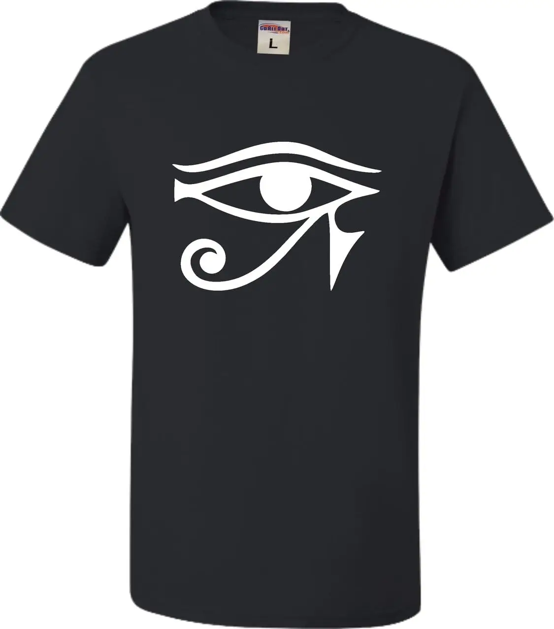Футболка с надписью Go All Out и Eye of Horus