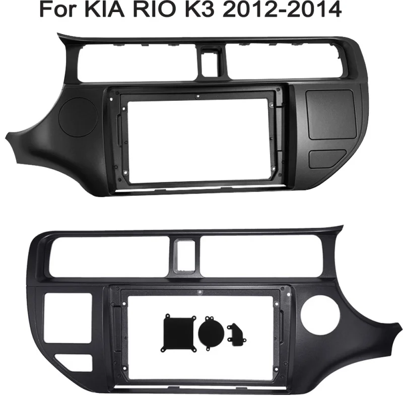 

9-дюймовая 2din Автомобильная аудиорамка android для Kia K3 RIO 2011-2014 Автомобильная панель автомобильный dvd пластиковая панель