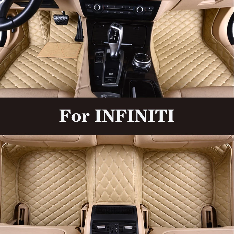 

Full surround custom leather car floor mat for INFINITI JX/JX35 (7seat) car interior car accessories
