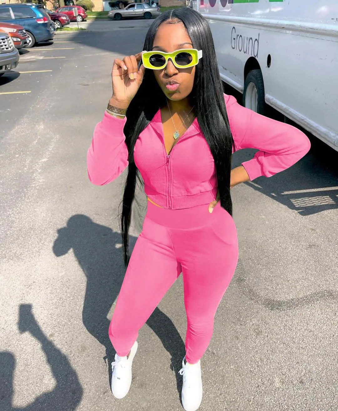 

Женские комплекты из 2 предметов, спортивный костюм, зимний спортивный костюм для женщин, Топ с длинным рукавом и штаны, костюмы, подходящие ...