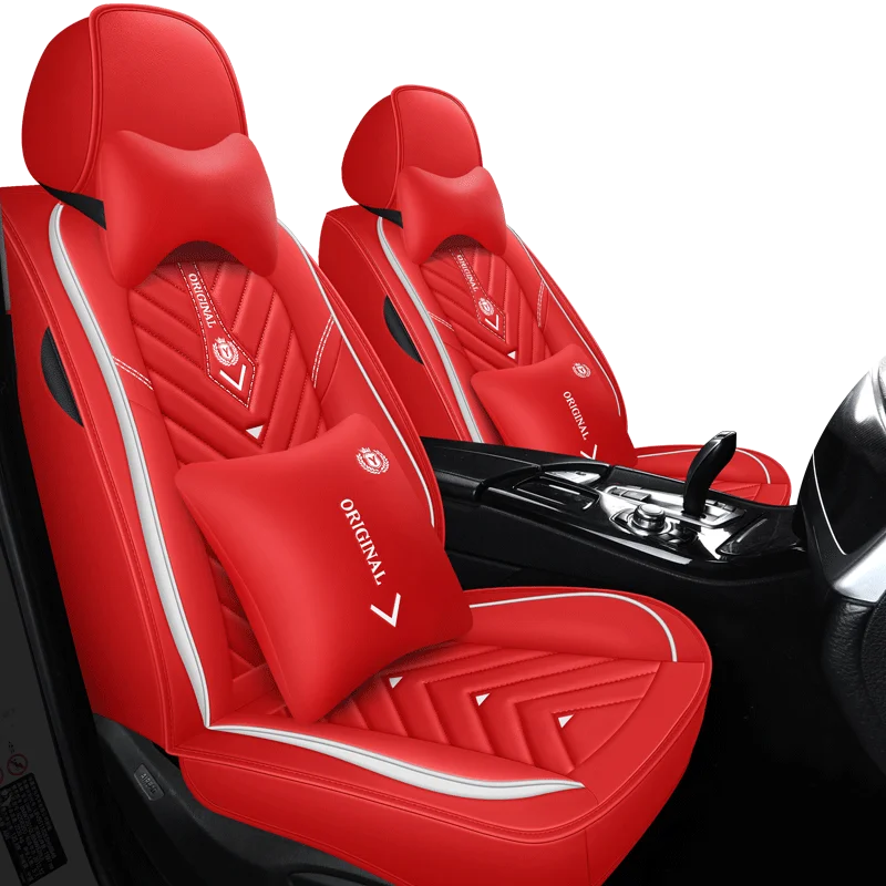 

Four Seasons Car Universal Seat Cover PU Leather For VW Scirocco Santana Sharan Tiguan Touareg Auto Parts