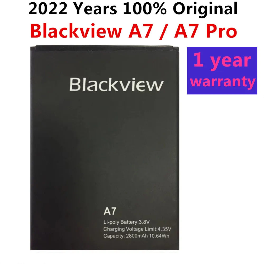 

2022 100% оригинальный высококачественный 2800mAh Blackview A7 мобильный телефон аккумулятор для Blackview A7 Pro сменные батареи