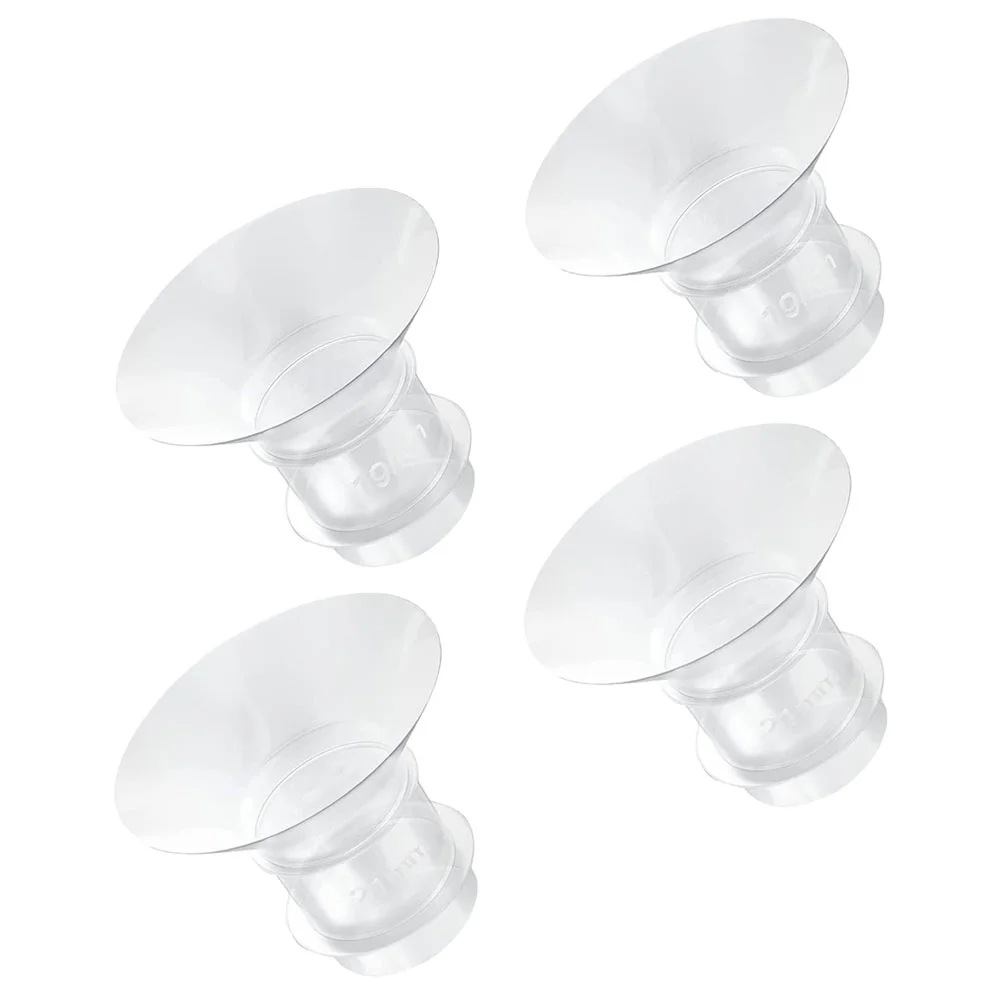 4 Pcs Reliable Practical Silicone Cozy Flange Inserts Cozy Flange Inserts Silicone Flange Insert for Wearable Breast enlarge