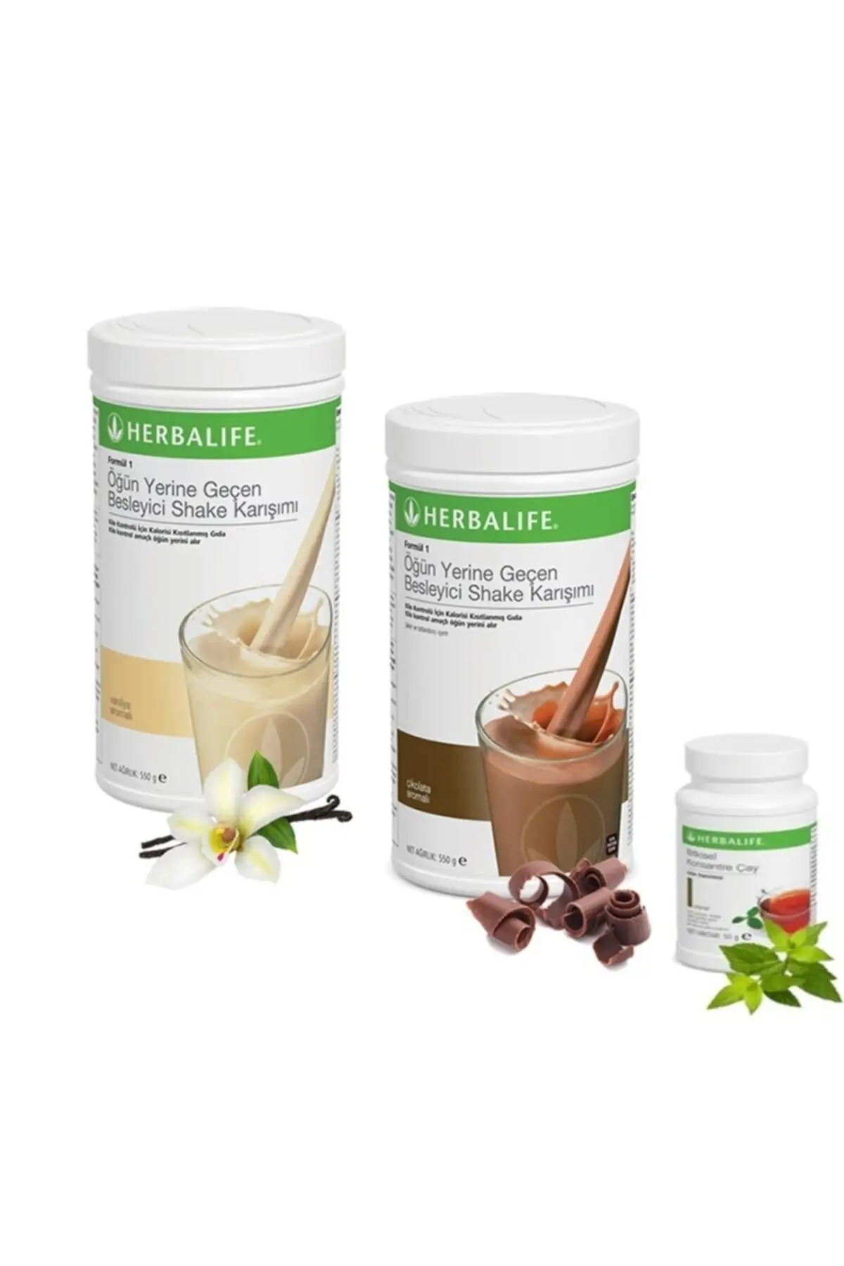 

Nutritious Shake Mix Formula 1 Chocolate 550g 1 Vanilla 550g 1 Classic Tea 50g