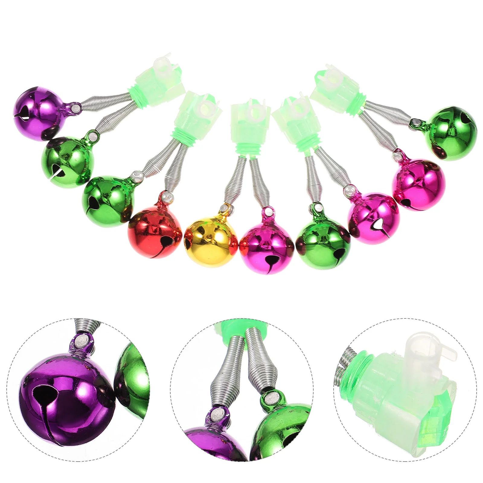 

5 Pcs Fishing Rods Bite Alarm Variety Alarms Metal Bell Sea Bells Warning Gadgets