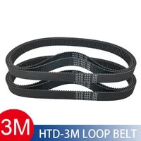 htd 3m timing belt 483486489492mm width 81012mm rubbetoothed belt closed loop synchronous belt pitch 3mm
