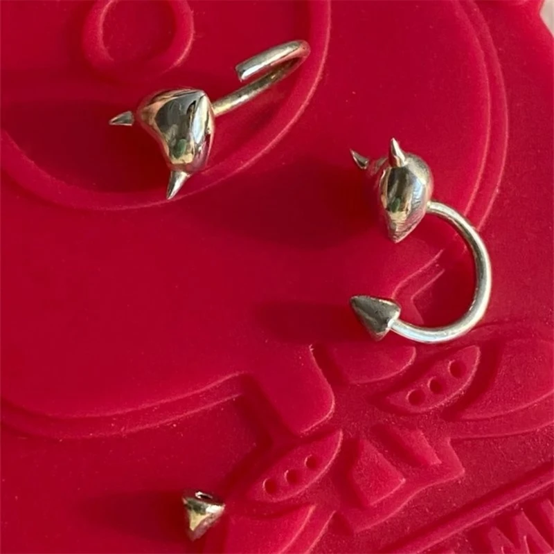 Модные ювелирные изделия-клипсы для ушей дьявола. Изысканные украшения Удобные