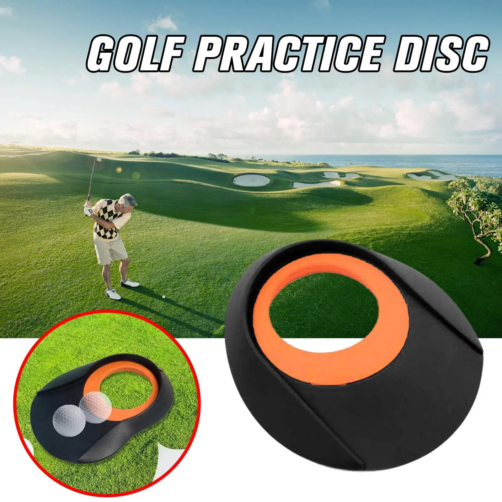 

1PC Golf Putting Cup Hole Practice Training Device Indoor Outdoor Portable Golf Trainer Exercise Aids