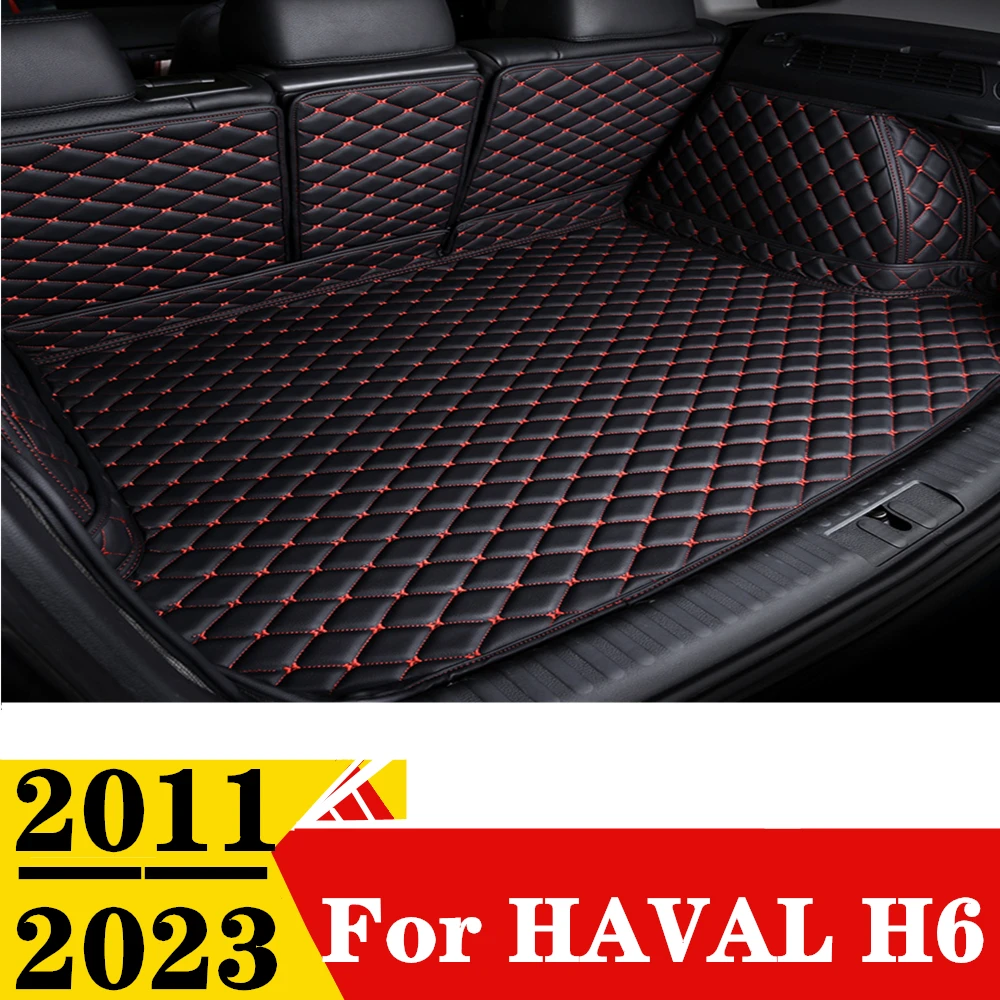 

Car Trunk Mat For Haval H6 2011-23 All Weather XPE Leather Custom FIT Rear Cargo Cover Carpet Liner Parts Tail Boot Luggage Pad