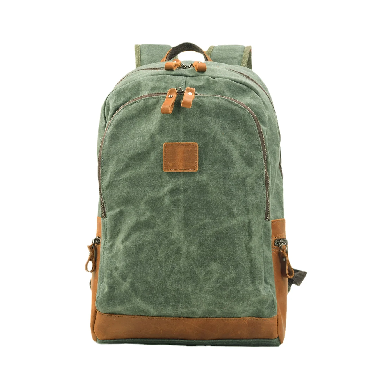 

waxed rucksack durable stitched cowhide dew outdoor camp backpack women's mountaineering bag