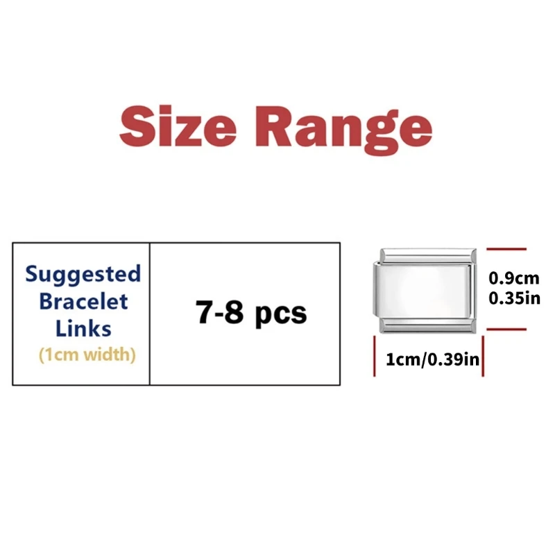 Подарочный набор ювелирных украшений ручной работы DIY Серебряный итальянский