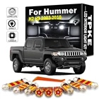 TPKE Canbus для Hummer H2 H3 2003 2004 2005 2006 2007 2008-2010, светодиодная внутренняя карта, купольный номерной знак, комплект освещения, автомобильные аксессуары