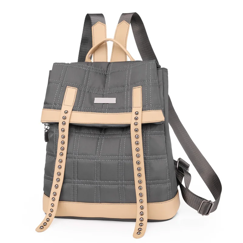 

Рюкзак женский из ткани «Оксфорд», Модный школьный ранец большой вместимости, легкая дорожная сумка с защитой от кражи для отдыха