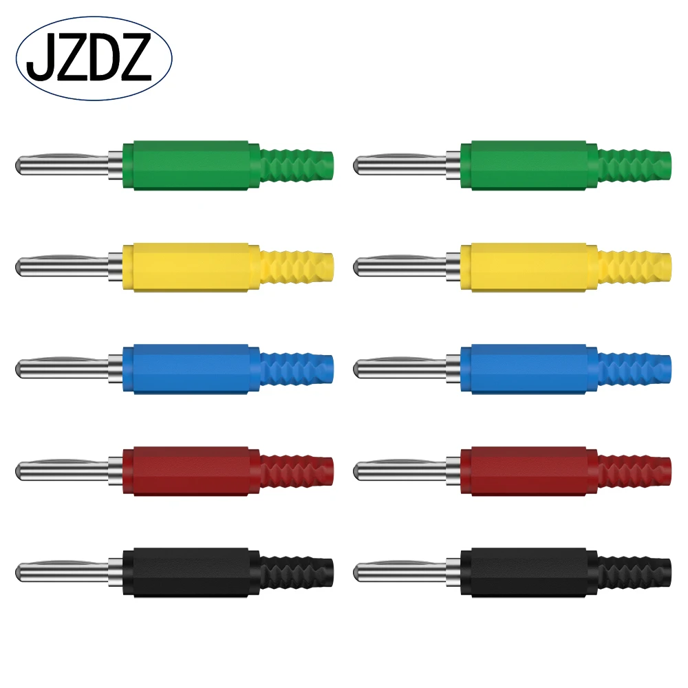 

JZDZ, 10 шт., 4 мм, медный никелированный Банановый штекер, можно подключать тестовые Щупы для усилителя динамика J.10023