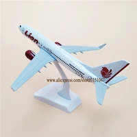 20cm alloy metal plane model air indonesian lion airways boeing 737 b737 airlines airplane model w stand aircraft gift