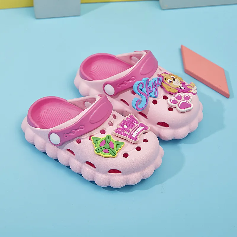 

Children's Clogs Shoes Girls' Outdoor Non-slip Garden Beach Slippers Boys' Indoor Soft Breathable Cartoon Shoes Hole Sandal