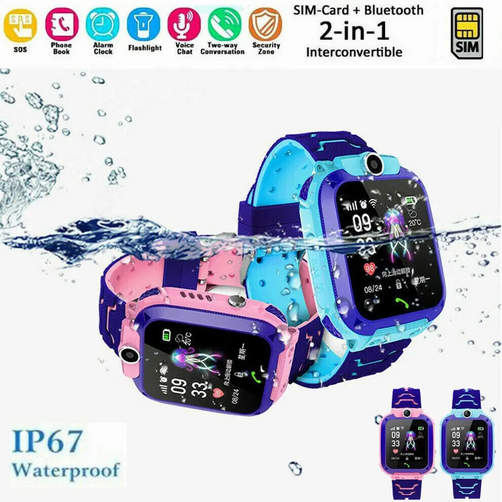 

Смарт-часы Детские водонепроницаемые IP67, с Sim-картой, для IOS, Xiaomi, Android 2022