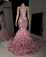 luxury long prom dresses for black girls mermaid gowns for women party wear formal evening dresses for a wedding sparkly africa