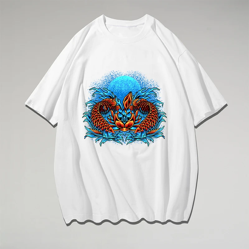 

Tiger Fitness Couple Teenage Goth Poleras Vetement Harajuku 3D Pastel Young T Shirt