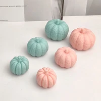 pumpkin candle mold diy ice cube chocolate baking silicone mold for craft homemade plaster decorative background ornament