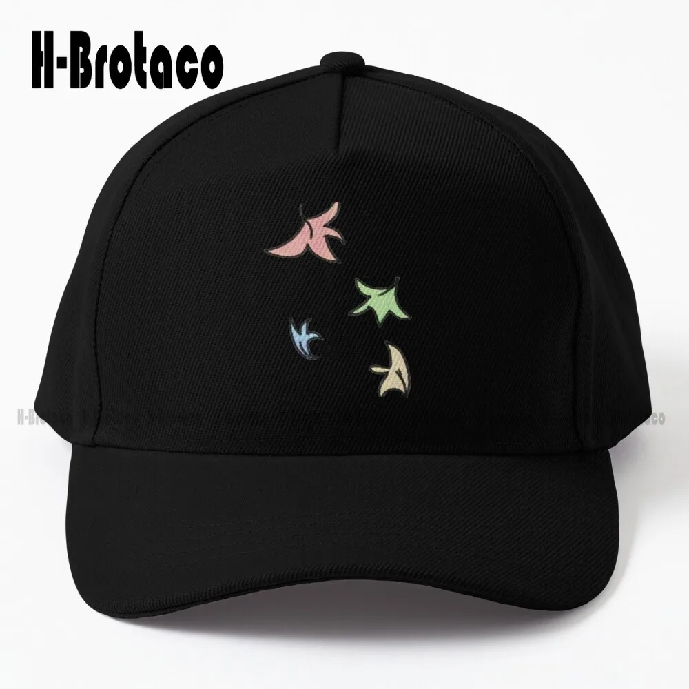 

Бейсболка женская в стиле ЛГБТ с принтом листьев и сердечек