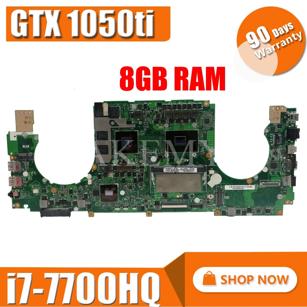 

Материнская плата AKEMY FX502VE для ноутбука Asus TUF ZX60V ZX60VD FX502V FX502VE