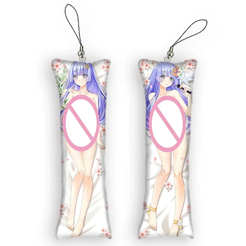 DATE A LIVE Izayoi Miku Dakimakura мини-брелок аниме кулон для тела мультфильм брелки косплей