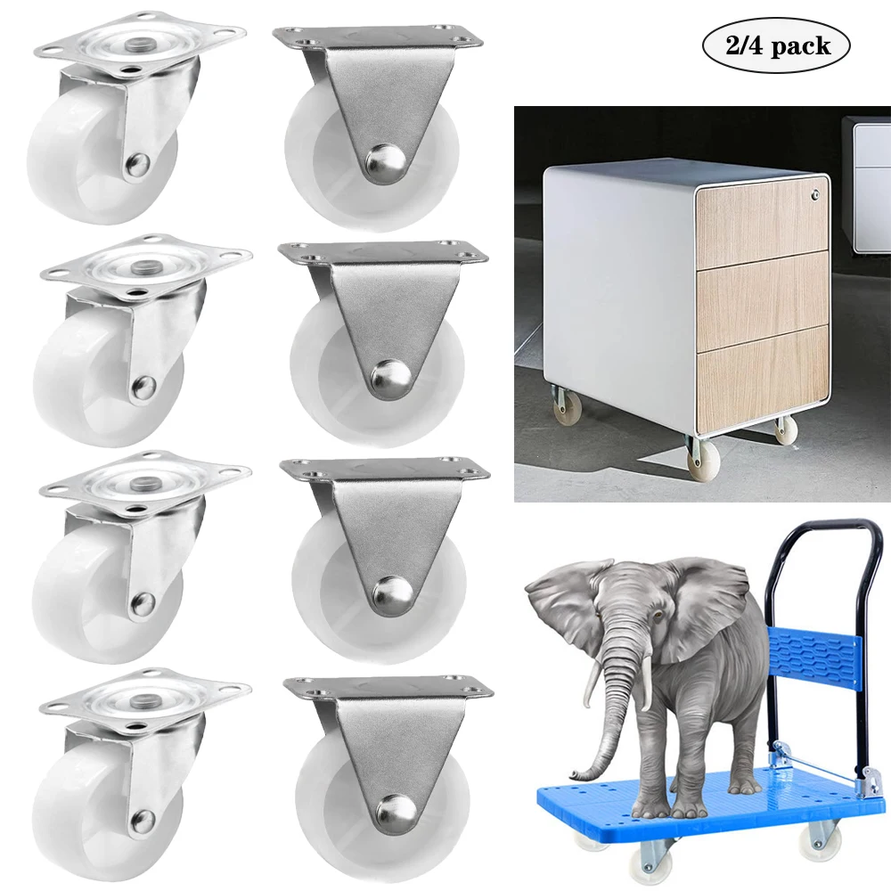 Ролики бытовые 1 97 дюйма универсальные колеса фиксированные ролики для тяжелых