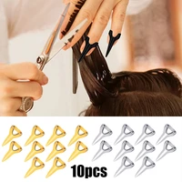 10pcs hair selecting tools metal parting ring hair sectioning comb for hair braiding weaving curling styling extension claw