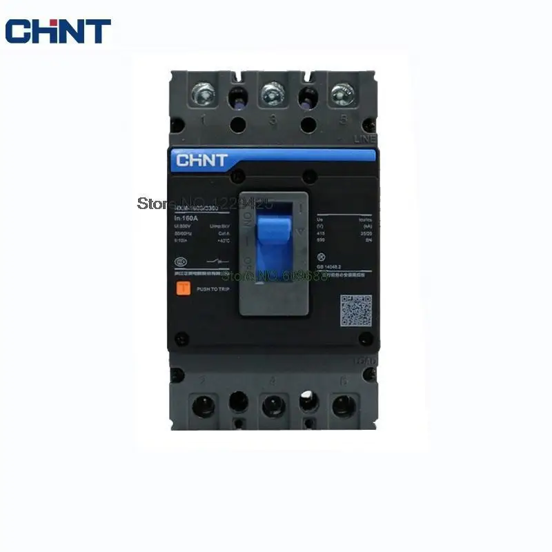 Оригинальный CHNT 160A 175A 200A 225A 250A MCCB автоматический выключатель в литом корпусе