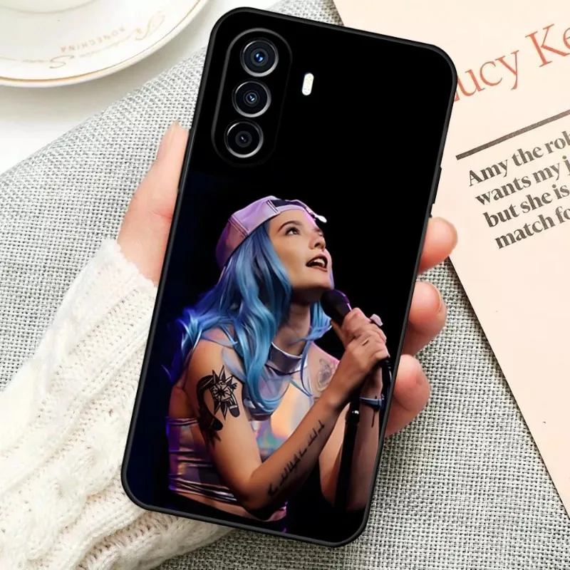 Singer Halsey Phone Case For Huawei Mate 20 40 10 30 8 9 S 20X 40E Plus Pro Nova 7i 7 SE Design Back Cover images - 6